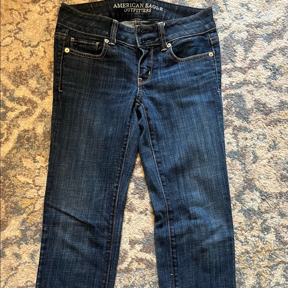 American Eagle Artist crop jeans